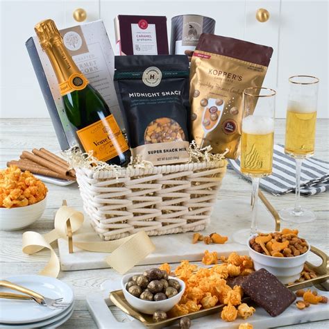 gourmet gift baskets with champagne